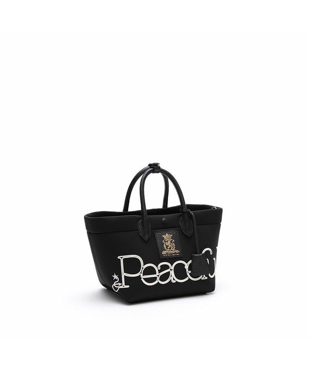 A.D.M.J. 【魔法の様に軽い】マジックライト/コード刺しゅうキューブトート21cm(Dカン付) NE/AZU