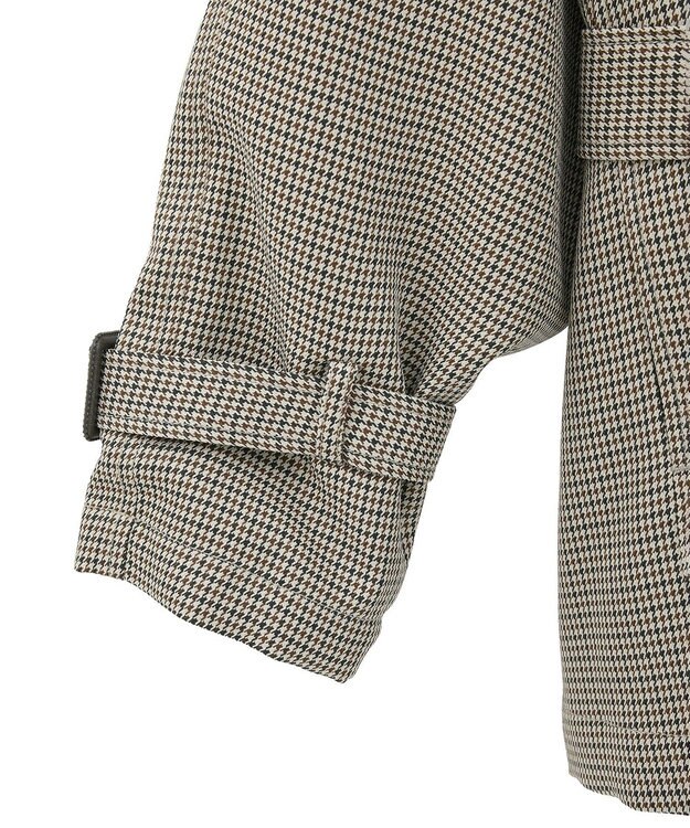 CRAFT STANDARD BOUTIQUE オーバサイズショートトレンチコート ガンクラブチェック