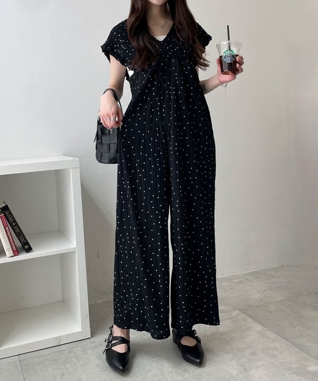 WEGO シャーリングサロペット 柄2