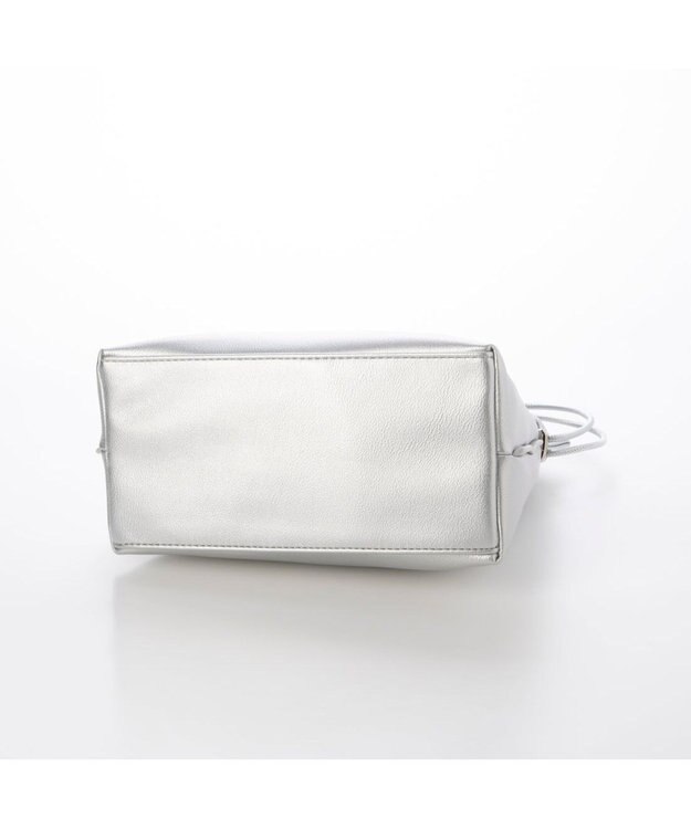 UNBILLION カシュカシュ cachecache / スクエア巾着2wayショルダー シルバー