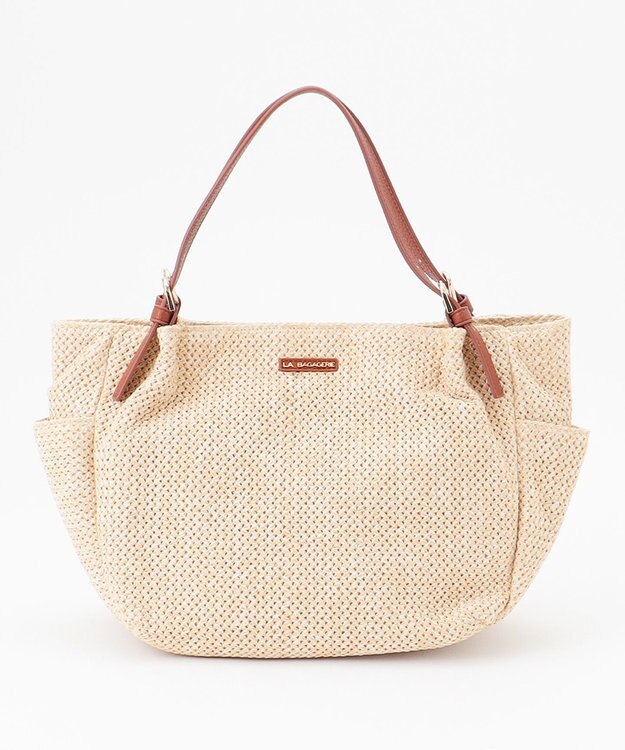 LA BAGAGERIE サマーバスケットトート Sサイズ アイボリー