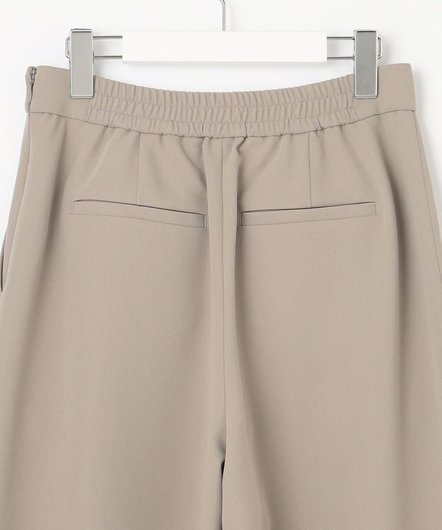 UNFILO 【接触冷感/吸水速乾】サマーセットアップ ワイドパンツ ダークブラウン系