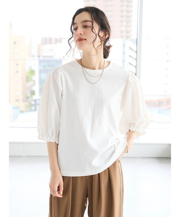 CRAFT STANDARD BOUTIQUE 袖ドロストプルオーバー Off White