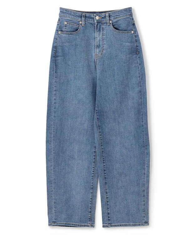 UNFILO 【UNFILO DENIM】撥水 カーブワイドデニム ミッドブルー