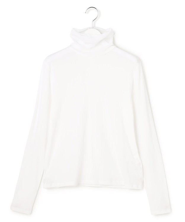 23区 【先行予約】シアーフライス レイヤード タートル カットソー ホワイト系