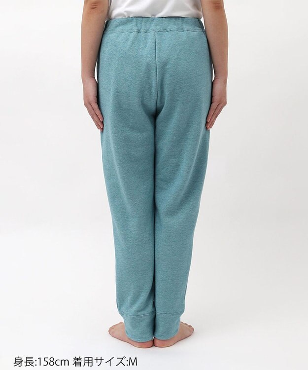 tsumori chisato SLEEP ツモリチサト ボトムス 10分丈 ルームウェア 綿100%(本体) レディース UOX586 /ワコール ブルー