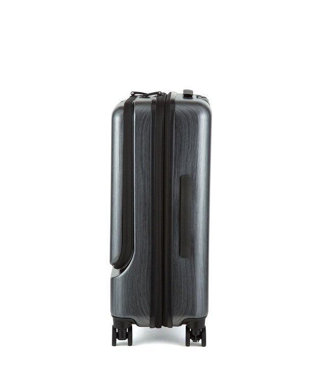 ACE BAGS & LUGGAGE ACE フォールズ スーツケー  4~5泊目安 フロントポケット・キャスターストッパー機能付き 06906 エース ガンメタリックヘアライン