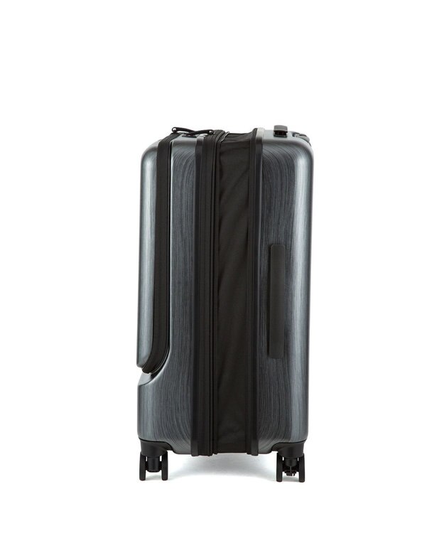 ACE BAGS & LUGGAGE ACE フォールズ スーツケー  4~5泊目安 フロントポケット・キャスターストッパー機能付き 06906 エース ガンメタリックヘアライン