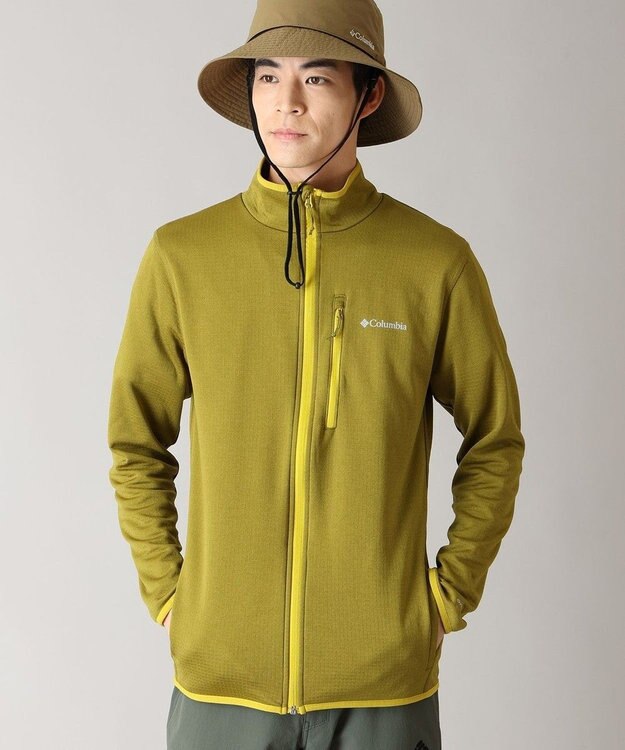 Columbia Columbia/ エッセンシャルハイクグリッドフリースフルジップ /コロンビア Mossy Green Antique Moss