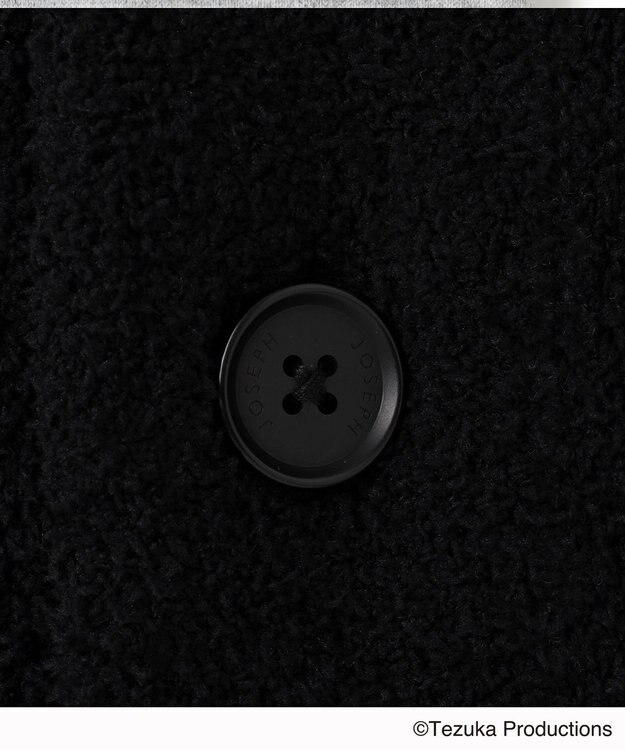 JOSEPH HOMME ブラック・ジャック×JOSEPH HOMME　ONE POINT BOA KNIT CARDIGAN ブラック系