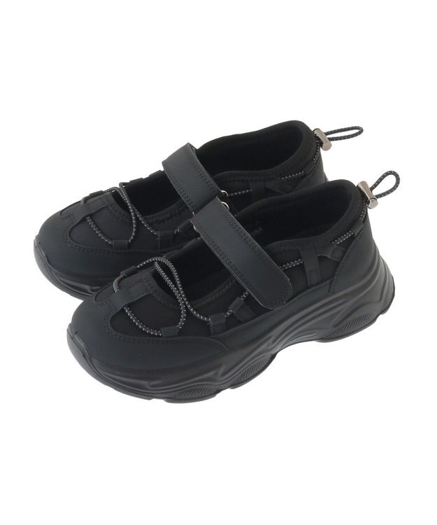 Green Parks ＲＵＰＩＳ．ドローコードスニーカー Black