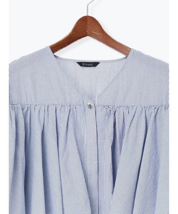 Te chichi ビッグフリルブラウス ブルー