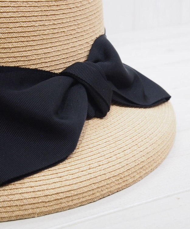 石田製帽 ラフィアブレード　ソフトハットカサブランカ ナチュラル