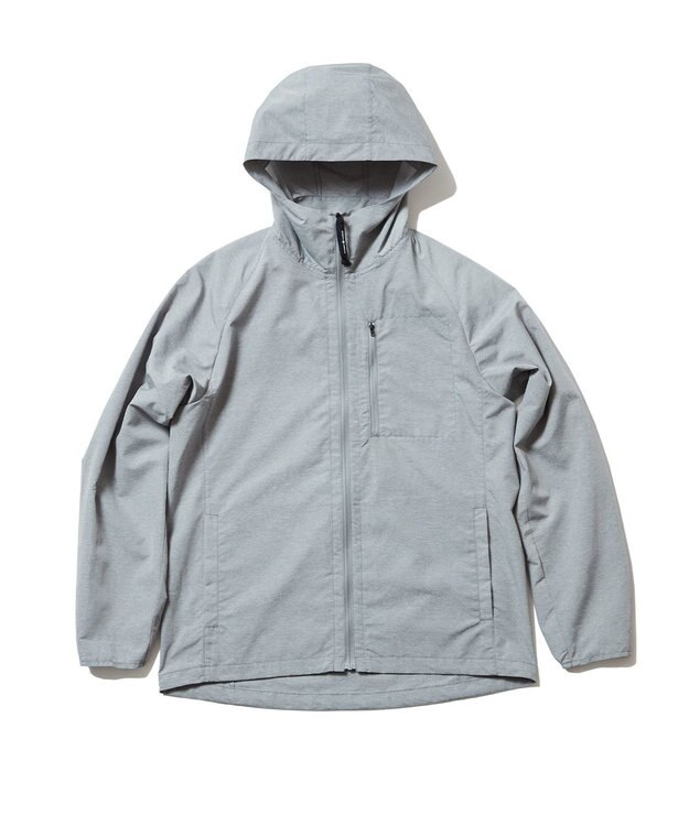 JOSEPH ABBOUD MOUNTAIN 【UNISEX】3Dエンボス パーカー ライトグレー系