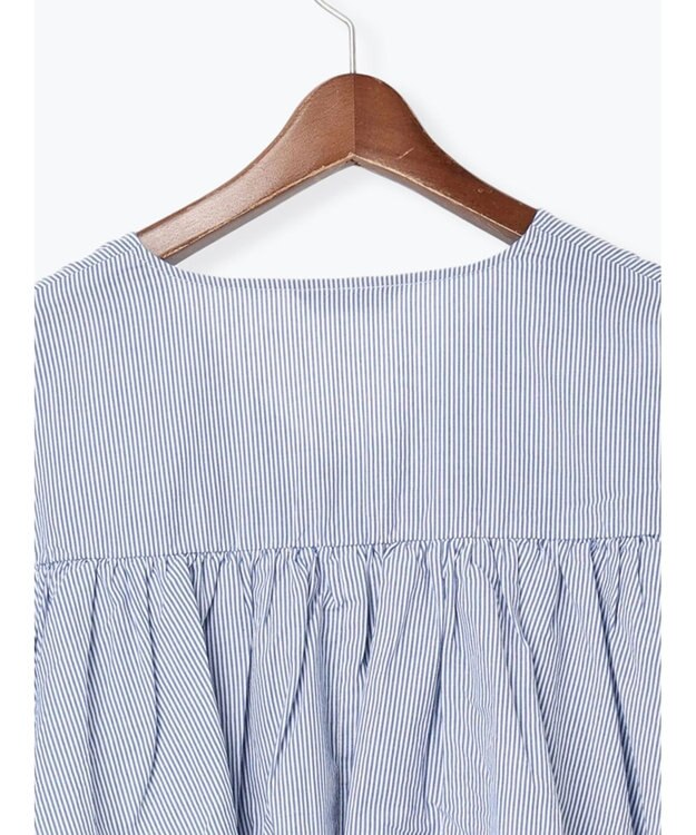 Te chichi ビッグフリルブラウス ブルー