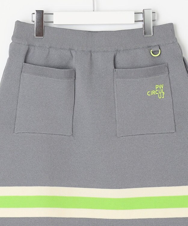 PW CIRCULUS 【軽量/裏地付き】【WOMEN】 ニットスカート グレー系