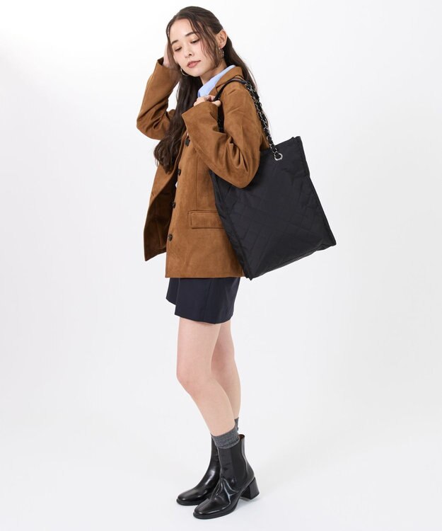 LeSportsac CHAIN N/S TOTE/オニキスチェーンキルト オニキスチェーンキルト