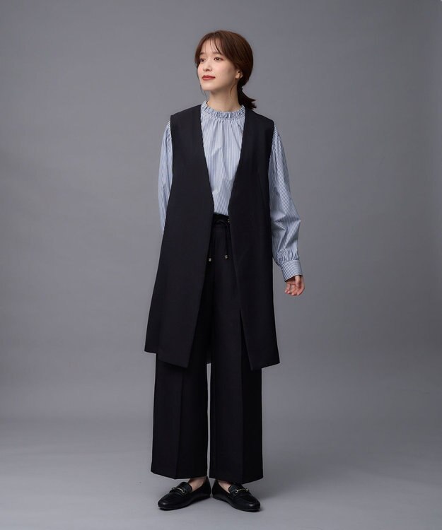 ANY 【洗濯機可能/セットアップ対応】イージケアスタイルアップジレ ブラック