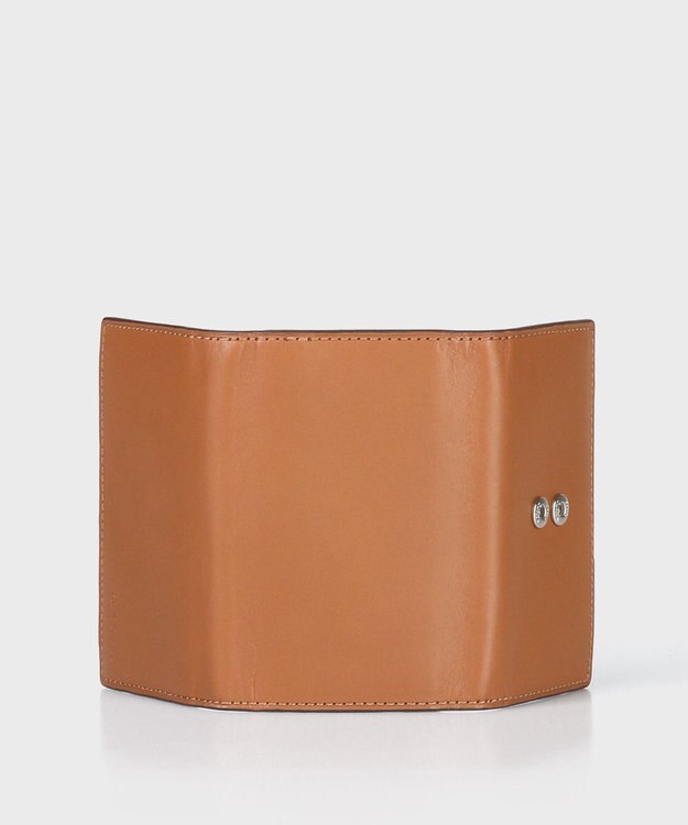 Paul Smith ベジタンストライプトリム キーケース ダークブラウン