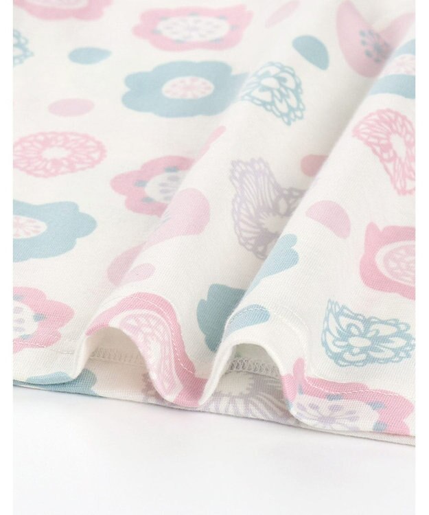 Wing パジャマ 綿100%(本体) 天竺素材 5分袖 半袖 長ズボン レディース EP8045 ウイング／ワコール ピンク