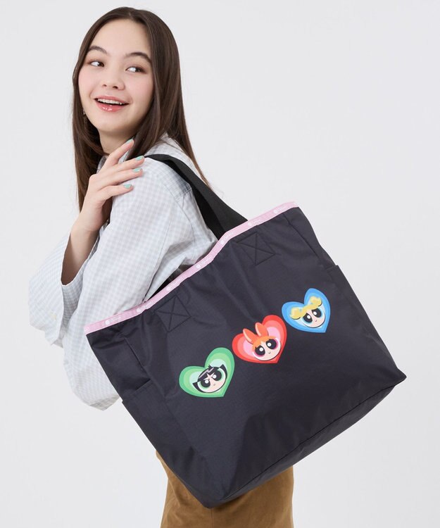 LeSportsac LG REVERSIBLE TOTE/パワーパフ ガールズガールズパワートート パワーパフガールズガールズパワートート