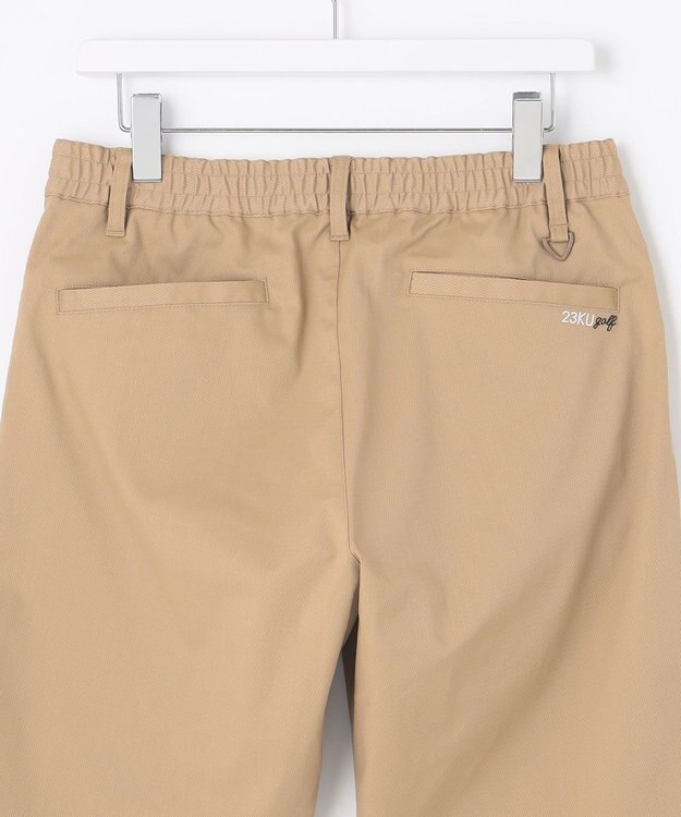23区GOLF 【MEN】【撥水ストレッチ】スケトラドビーストレッチ ハーフパンツ ベージュ系