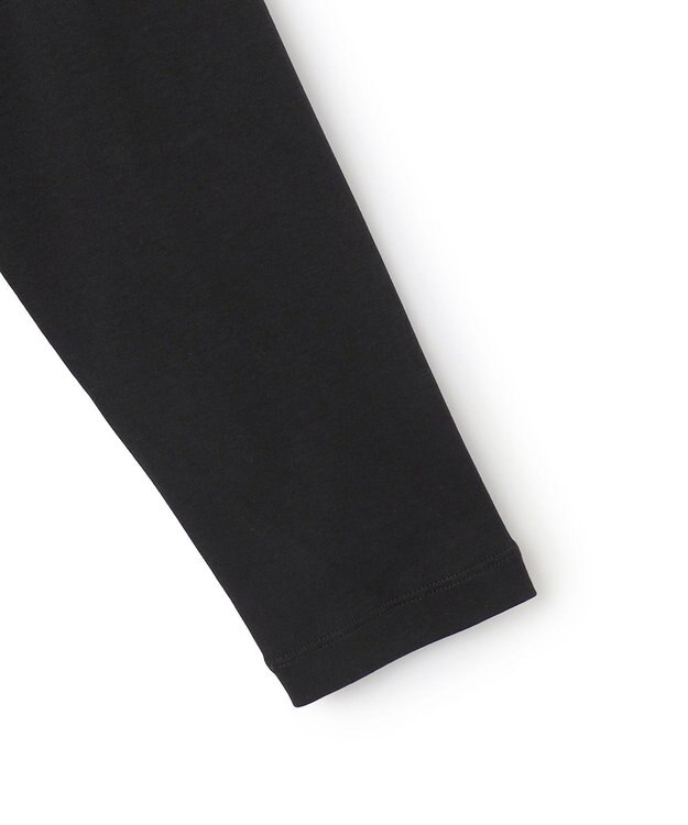 UNFILO L ペプラムコンビ ロンT ブラック