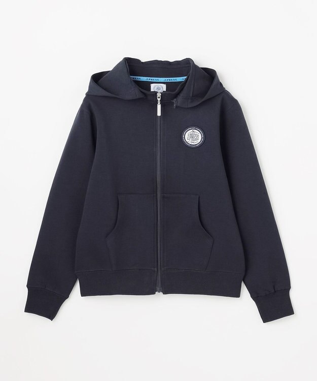 J.PRESS KIDS 【140-170cm】ダンボールニット ロゴ パーカー ネイビー