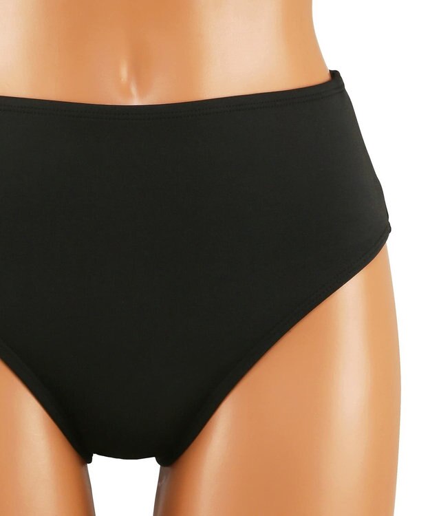 San-ai Resort（三愛水着楽園） 【UPF50＋】　パフスリーブキュロット3点セット　9M・11L　【San-ai Resort（サンアイリゾート）】 ベージュ×ブラック