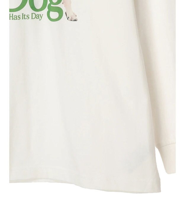 earth music&ecology アソートアニマルプリントロンＴｅｅ Green