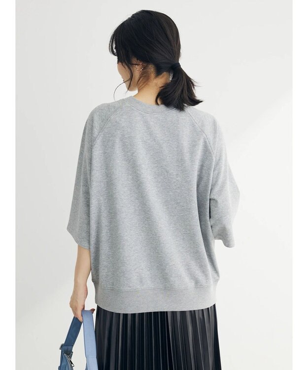 Green Parks BEST PRICE ２ｗａｙ ミニ裏毛ロゴトレＴＥＥ Gray Mixture