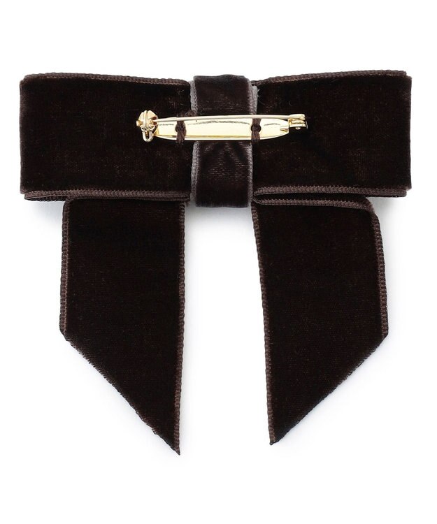 TOCCA 【ブローチ取り外し可】VELVET RIBBON FURTIPPET ティペット ベージュ系