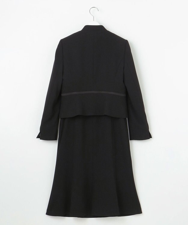 自由区 FORMAL 【襟華やか】エレガント ジャケット＋ワンピース ブラック系