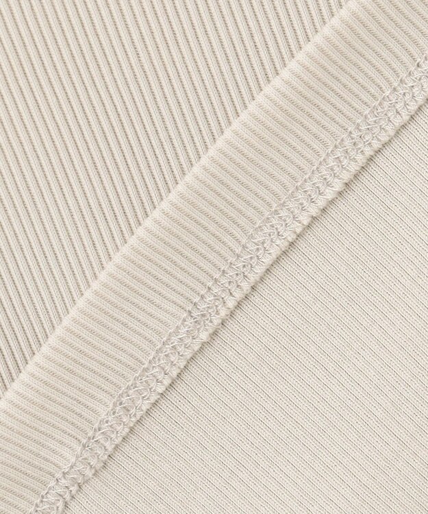 自由区 L 【カタログ掲載・洗える】ソフトリブテレコ タンクトップ ベージュ