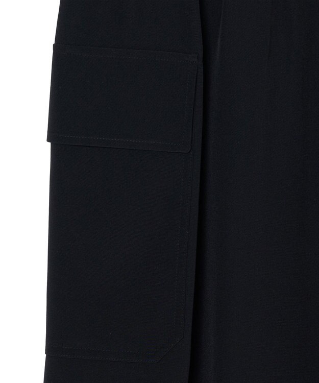 JOSEPH クレープドソワ　スカート Black