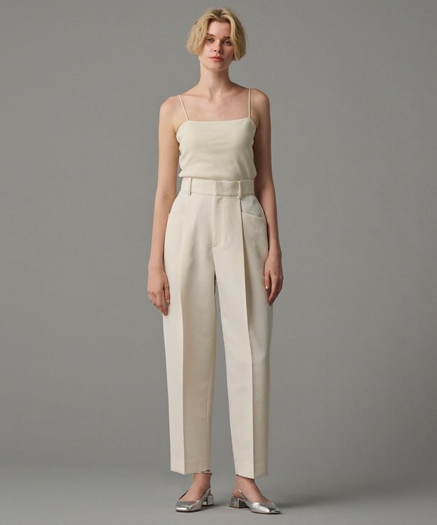 uncrave 【洗濯機洗い可】リブ カップ付き キャミソール（uncrave STANDARD） エクリュ