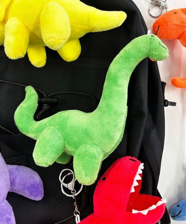 WEGO ザウルスぬいぐるみキーホルダー グリーン