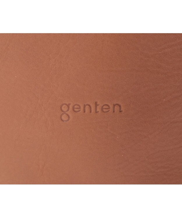 genten サスティナブル巾着Ⅱ 手持ちタイプ キャメル