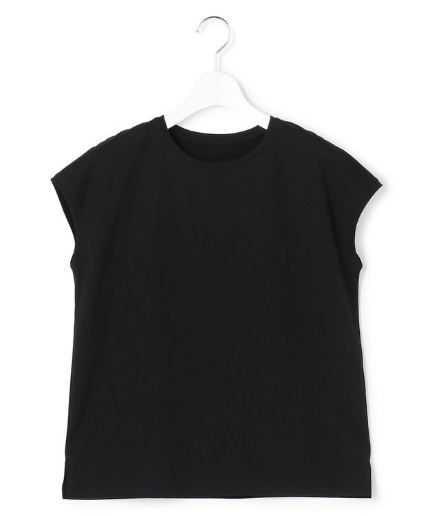 23区 【先行予約】ハイエンド フレンチスリーブ Tシャツ ブラック系