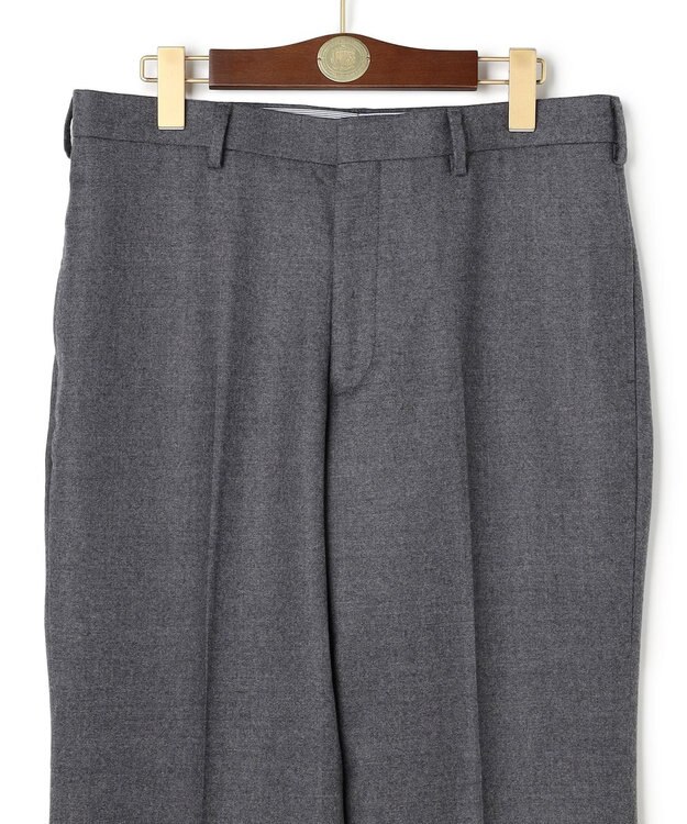 J.PRESS MEN 【ストレッチ / 洗える】トリートメントウール フランネル スラックス ライトグレー系