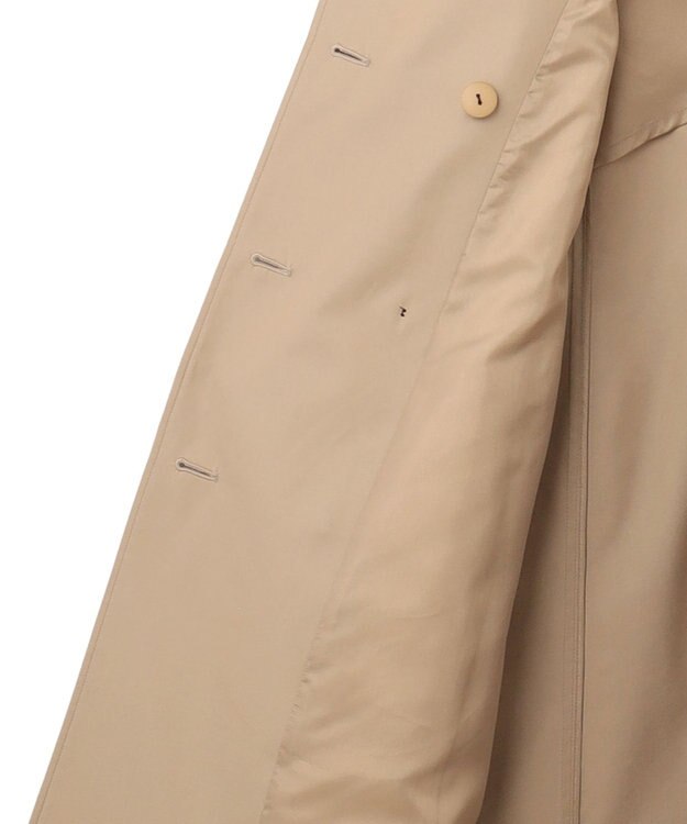 23区 S コットンポリエステルギャバジン ロング トレンチコート キャメル系