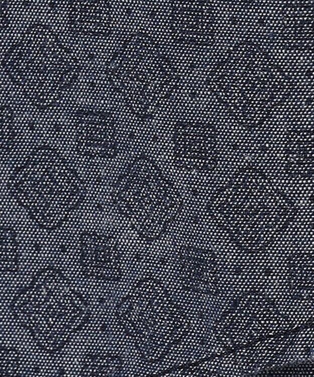 JOSEPH ABBOUD 【オーガニックコットン】ダンガリープリント シャツ ネイビー系5