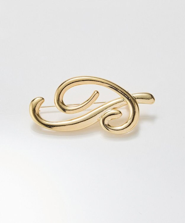 Phoebe <オンワード限定セット>2wayパールチョーカーネックレス×ニュアンスメタルブローチ ゴールド