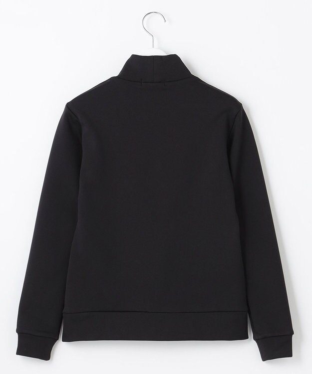 23区GOLF ファン多数の名品トップス 【WOMEN】ストレッチ裏フリース モックネックシャツ ブラック系