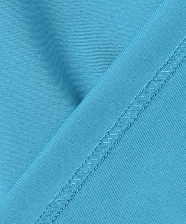 PW CIRCULUS 【吸水速乾 / UV遮蔽率99.5% UVカット / ストレッチ】【MEN】ハーフジップロングスリーブモックT ゴルフ スカイブルー系