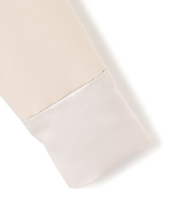 ICB L 【洗える】ミリオーネダンボールニット ペプラムブラウス トープ系