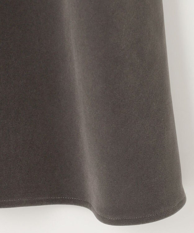 Feroux 【2WAY】パールストラップベロア ジャンスカ ライトグレー系