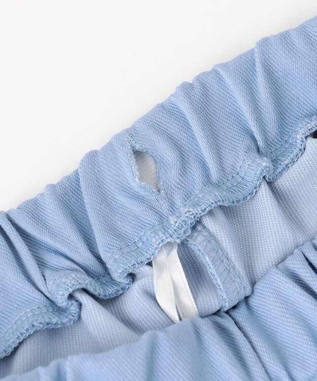 組曲 KIDS 【110-140㎝】ティアードデニムパンツ サックスブルー