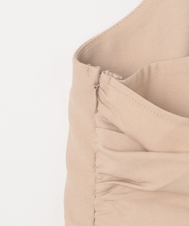 Feroux 【洗える】バックリボン オールインワン ベージュ系