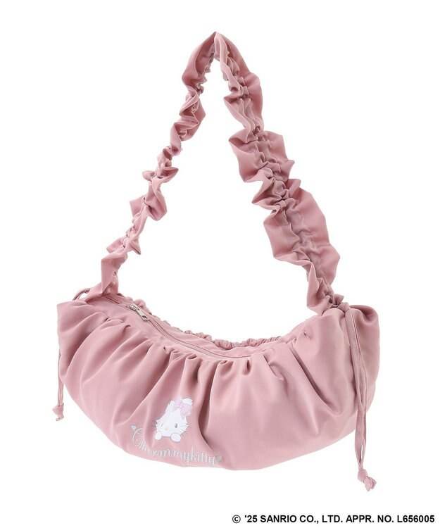 Green Parks チャーミーキティ／ラメロゴショルダーバッグ Pink